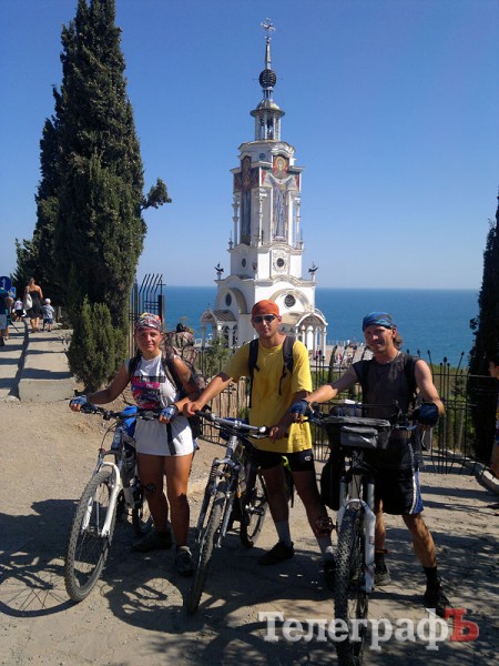Кременчужане объехали горный Крым на велосипедах