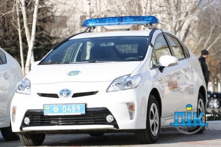 На улицах Кременчуга появятся четыре милицейских авто «Toyota Prius»