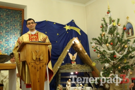 Кременчугские католики отмечают Рождество