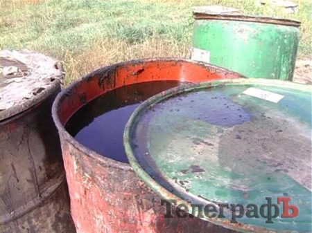 В Кременчугском районе выявили подпольный нефтезавод