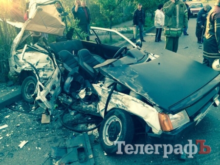 В Кременчуге Hyundai смял «Таврию»: водитель умер