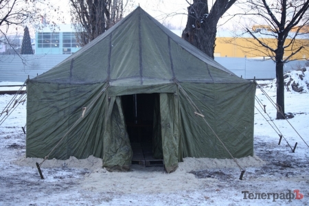 В Кременчуге в мобильном пункте обогрева умер бездомный