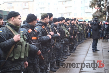 В Кременчуг вернулись бойцы Национальной гвардии