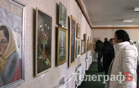 В Кременчуге открылась выставка в честь 80-летия кременчугского художника Анисимова