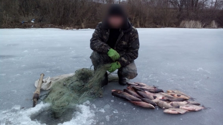 В Кременчуге задержан любитель незаконной рыбалки