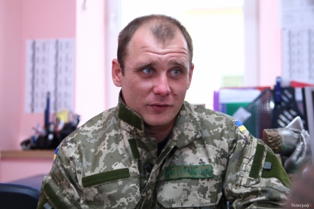 Киборг Андрей, защищавший Донецкий аэропорт, приехал на побывку