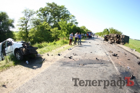 Под Кременчугом в Песчаном в ДТП погиб человек
