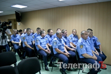 В Кременчуге наградили милиционеров - участников боевых действий