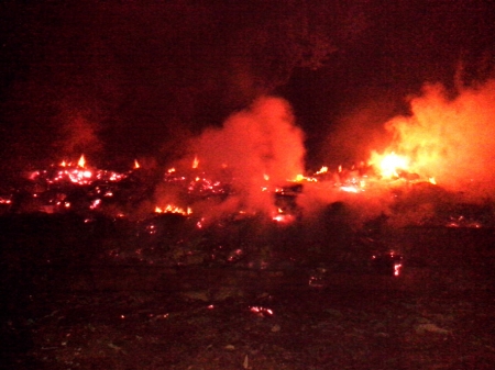 В Липовом горела туристическая база – тушили 2 часа