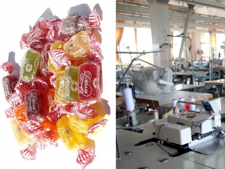 В Кременчуге более всего выросло производство конфет и одежды
