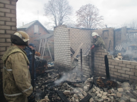 Пожар в Чечелево: горели два жилых дома