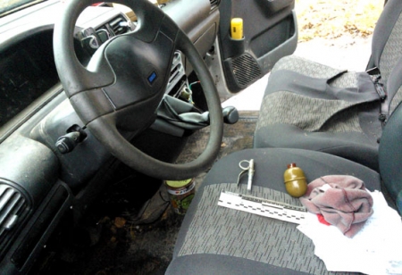Мешканець Полтавщини катався з гранатою в автомобілі