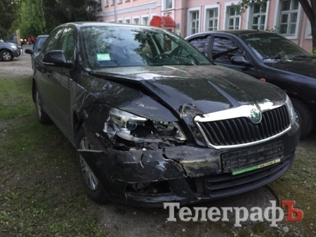 В Кременчуге маршрутка 15-Б с пассажирами попала в аварию