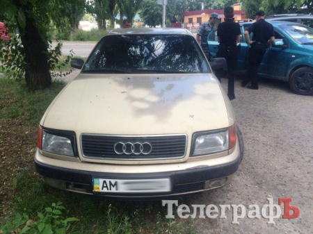 В Кременчуге полиция задержала две «левых» Audi 