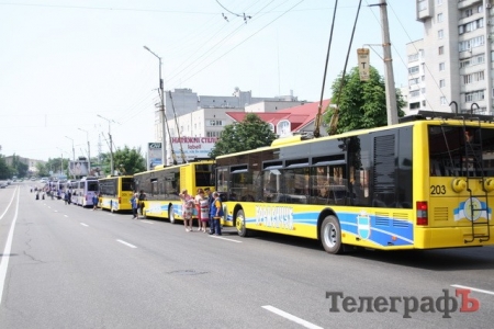 Цену на проезд в троллейбусе в Кременчуге собираются поднять до 2 гривен