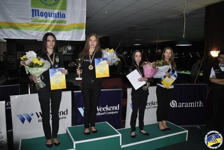Анастасія Ковальчук завоювала «бронзу» чемпіонату країни з більярду