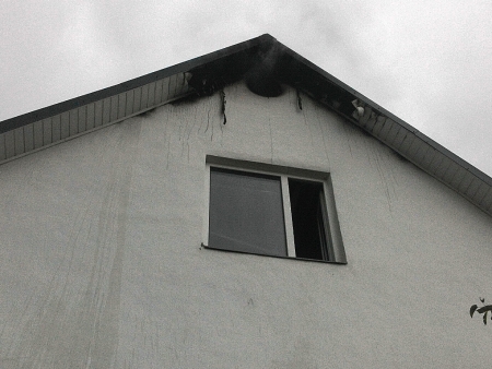 Из-за неисправного дымохода в Кременчуге загорелся дом