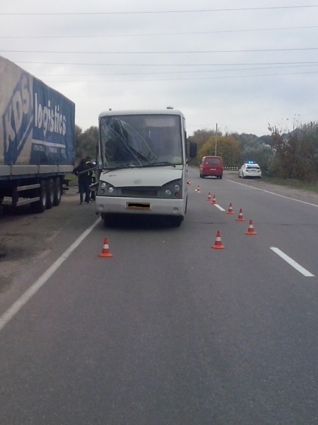 В Кременчуге в аварию попала маршрутка «Горишни Плавни - Кременчуг»: есть пострадавшие