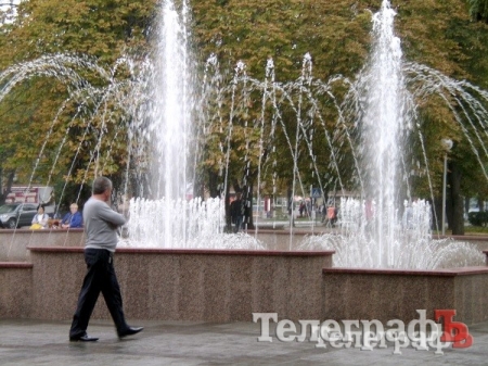 Центральный фонтан Кременчуга законсервируют после дня рождения Олега Бабаева
