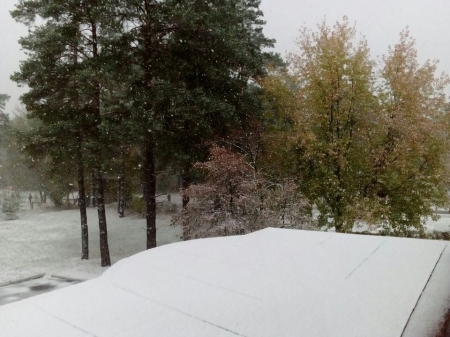 Київщину вже засипає снігом