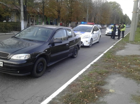 В Кременчуге была мини-погоня за автомобилем