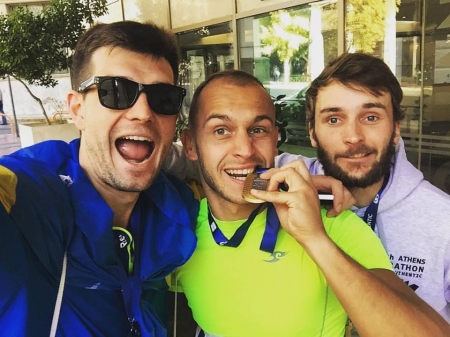 Кременчужанин Андрій Мешков у Греції пробіг марафон у 42 кілометри