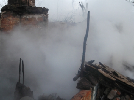 В Полтавской области в пожаре погиб человек
