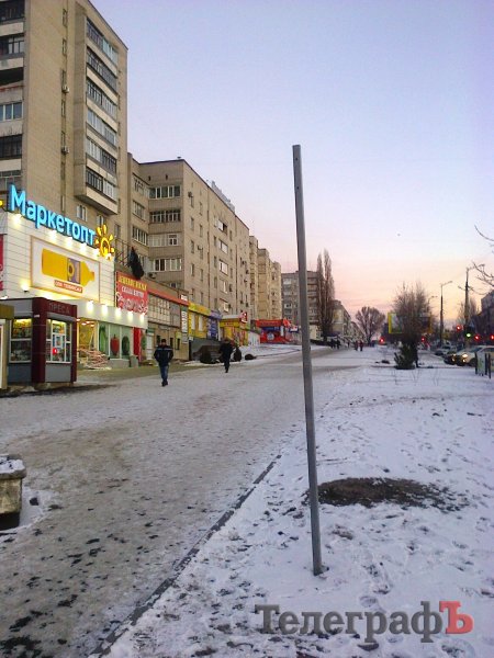 Пешеходная зона на просп. Свободы в Кременчуге… исчезла