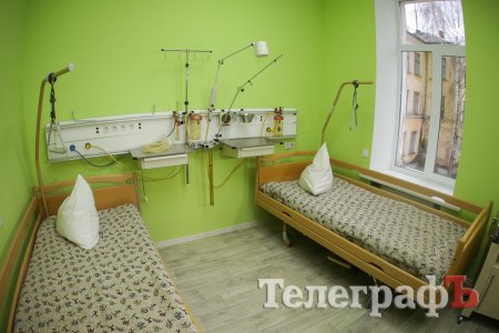 В больнице «Приднепровская» открыли новый операционный блок: пока без оборудования,  но с научным цветом палат