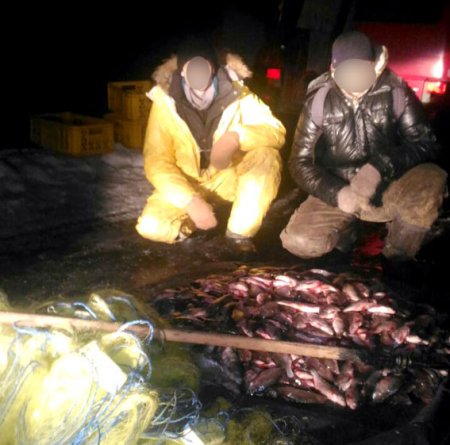 На Кременчуцькому водосховищі затримали бракон'єрів, які нарибалили на 150 000 гривень