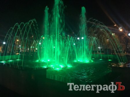 Фотофакт: фонтан в сквере им. О.Бабаева уже радует кременчужан