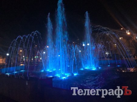 Фотофакт: фонтан в сквере им. О.Бабаева уже радует кременчужан