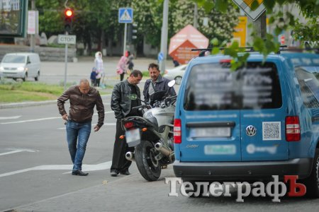 В Кременчуге на улице Киевской сбили мотоциклиста