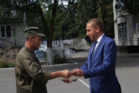 15 нацгвардійців з Кременчука нагородили відзнакою Президента України «За участь у антитерористичній операції»