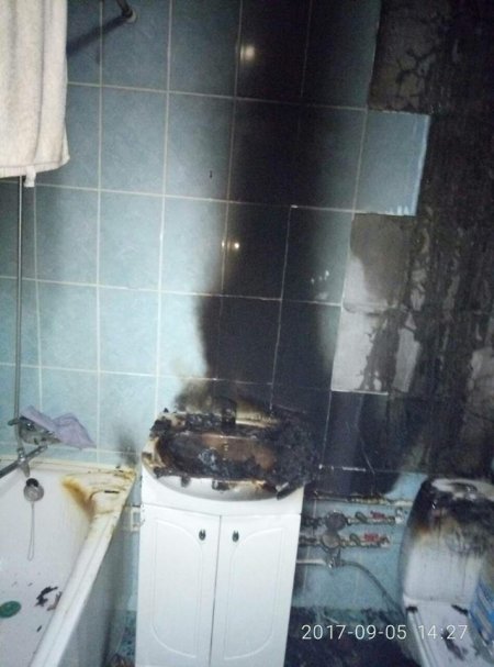 В Кременчуге из-за соседей загорелась квартира