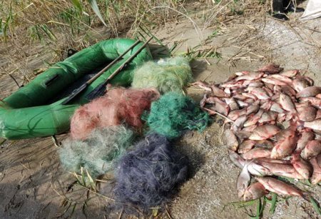 Кременчугская водная полиция задержала браконьера с 66 кг рыбы