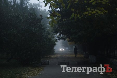 Лошад-ка-а-а-а! Утренний туман в Кременчуге