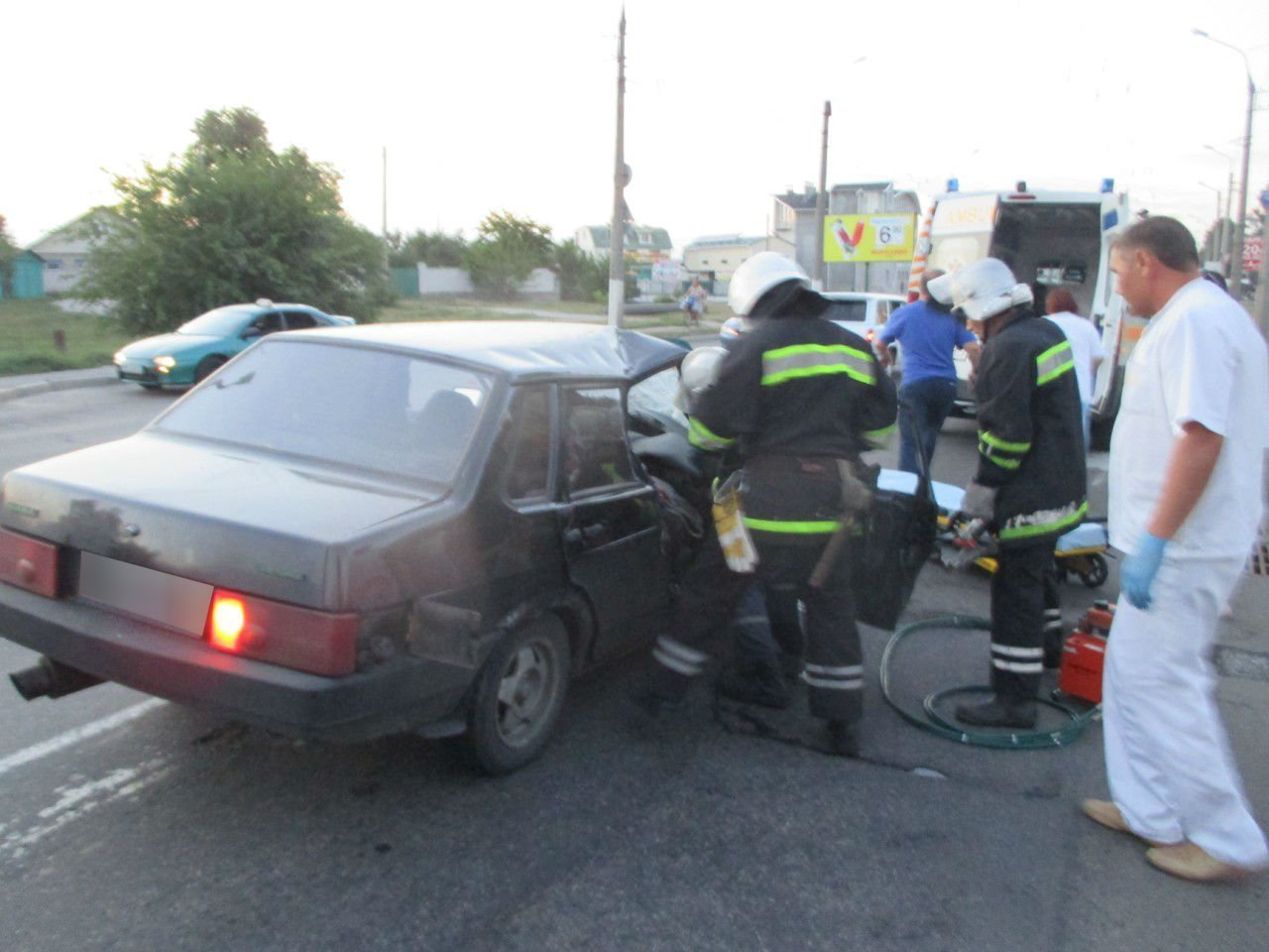 Тройное ДТП в Кременчуге: есть пострадавшие Тройное ДТП в Кременчуге: есть пострадавшие