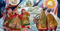 Мільйон конвертів із зображенням гобелену майстрині з Полтавщини випустила Укрпошта