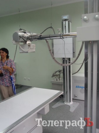 В центральной райбольнице Кременчуга открыли рентгеновский диагностический комплекс «Allengers-MARS»