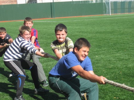 ВЕСЁЛЫЕ СТАРТЫ. В Крюковском районе состоялись традиционные соревнования по многоборью.