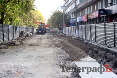 Капитальный ремонт улицы Шевченко (до улицы Ленина) в этом году не завершат