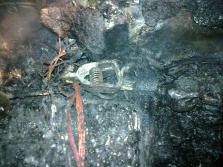 Сгоревший Daewoo Lanos &nbsp;