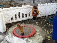 Двор дома № 5 на улице Космической (Раковка)