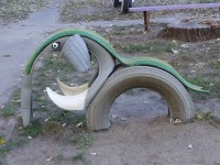 На Космической улице в Кременчуге поселилась Баба Яга (ФОТО)