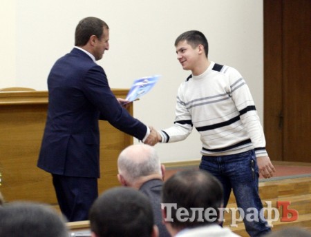  Городской голова торжественно вручил письмо Алексею Гедройцу