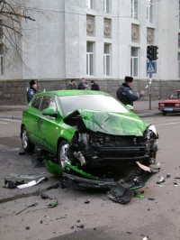  ДТП на перекрестке ул.Октябрьская и ул.Победы