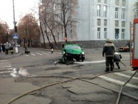 ДТП на перекрестке ул.Октябрьская и ул.Победы .  Фото: viktorius