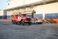 На складах табачной фабрики прошли учения: по легенде взорвалась газовая котельная (ФОТО, ВИДЕО)