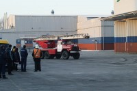 На складах табачной фабрики прошли учения: по легенде взорвалась газовая котельная (ФОТО, ВИДЕО)